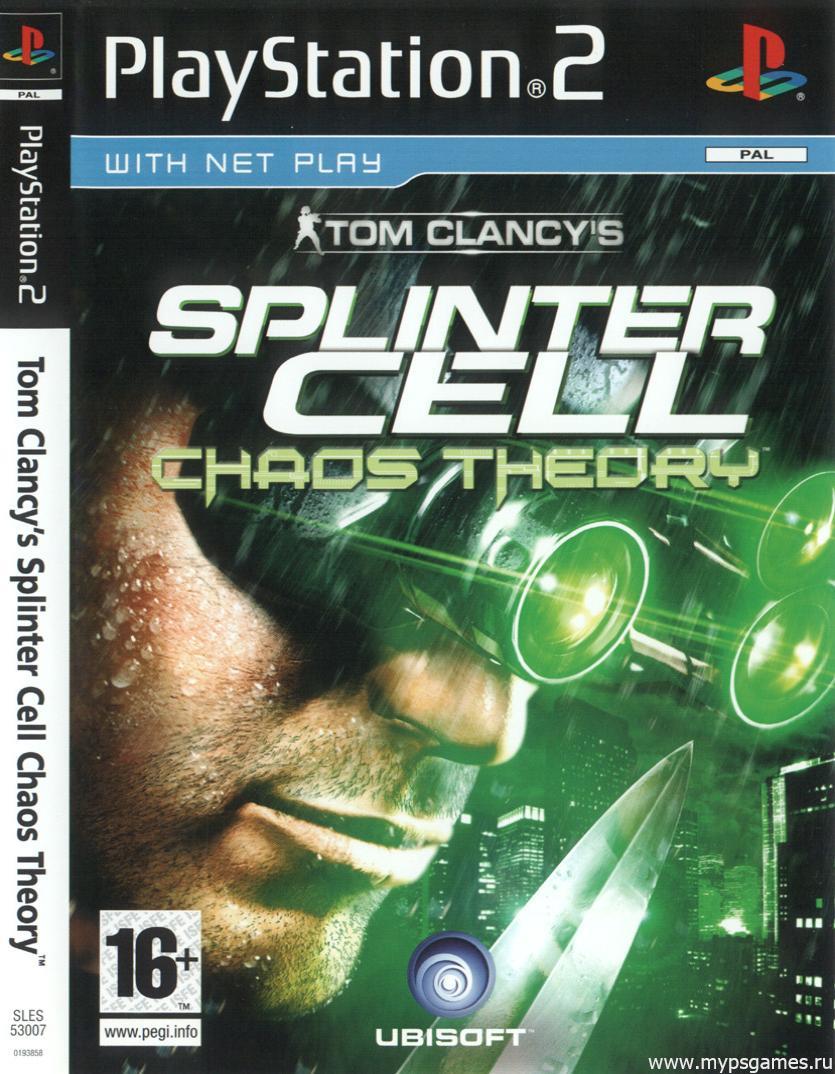 Скан обложки Tom Clancy's Splinter Cell Chaos Theory (лицевая)